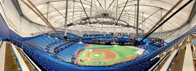 Rangers-Rays Game 1 at Tropicana Field features smallest MLB playoff crowd  in more than a century