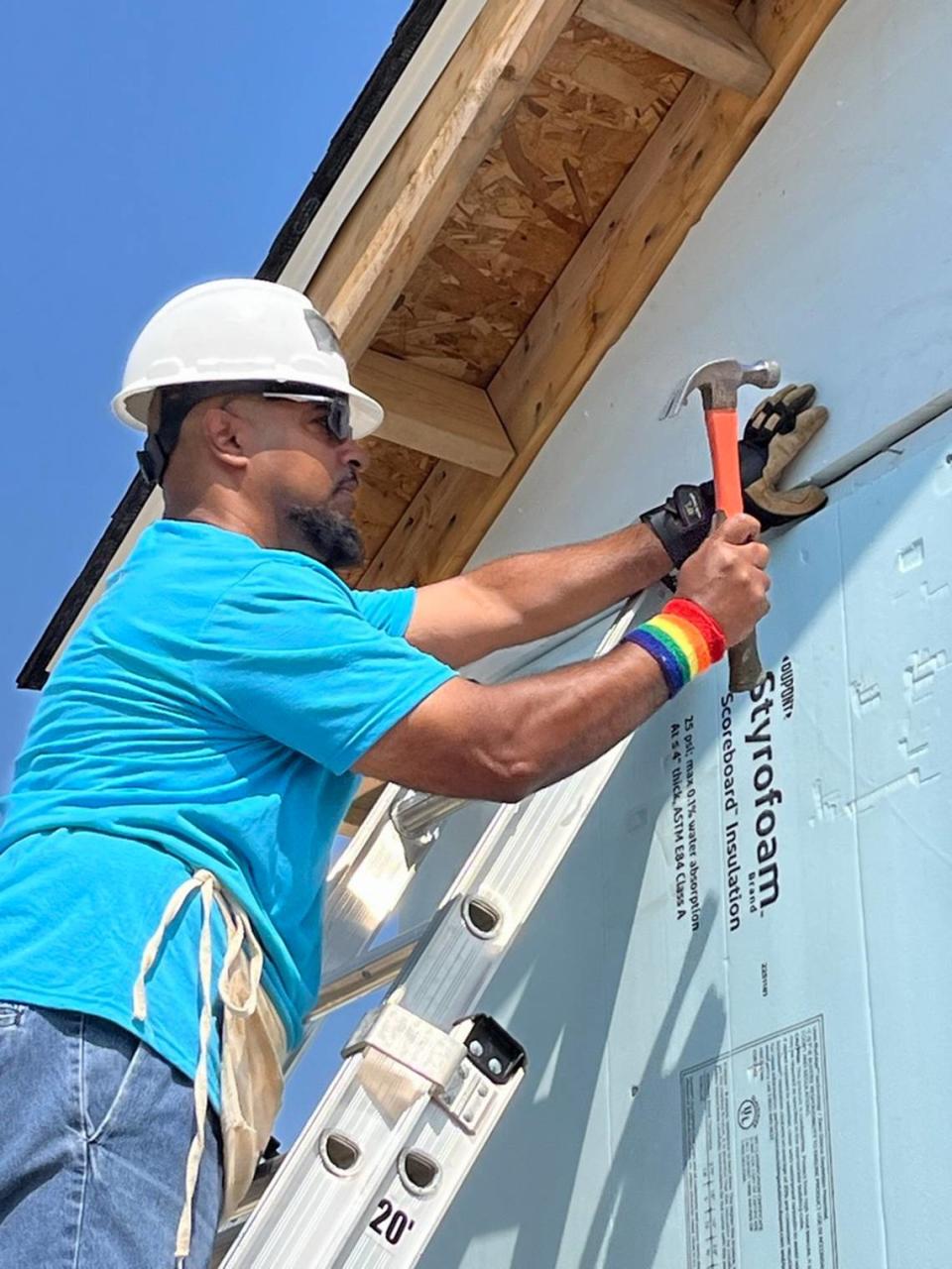 Wake County’s Habitat for Humanity and its volunteers gathered in June to participate in its second ever Pride build