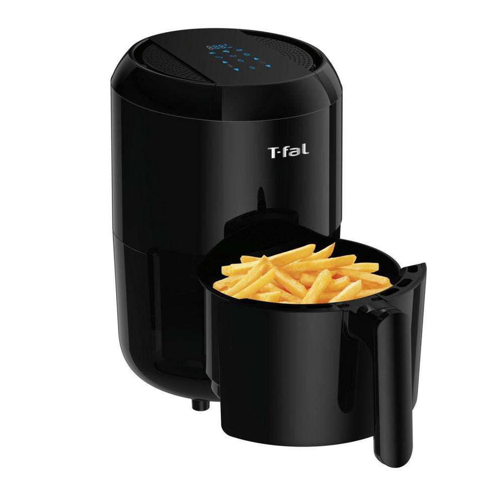 T-FAL Easy Fry Compact Duo Precision Air Fryer - on sale at Walmart, $70 (originally $120). 