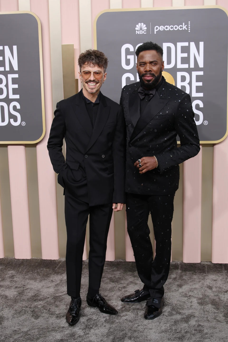 BEVERLY HILLS, CALIFORNIA - JANUARY 10: Ra&#xfa;l Domingo and Colman Domingo attend the 80th Annual Golden Globe Awards at The Beverly Hilton on January 10, 2023 in Beverly Hills, California. (Photo by Daniele Venturelli/WireImage)