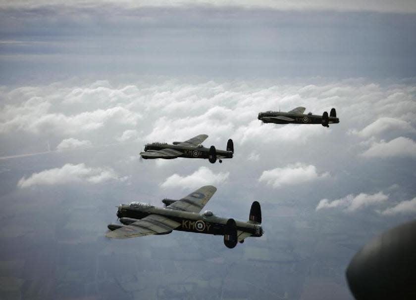 Royal Air Force Avro Lancaster bombers