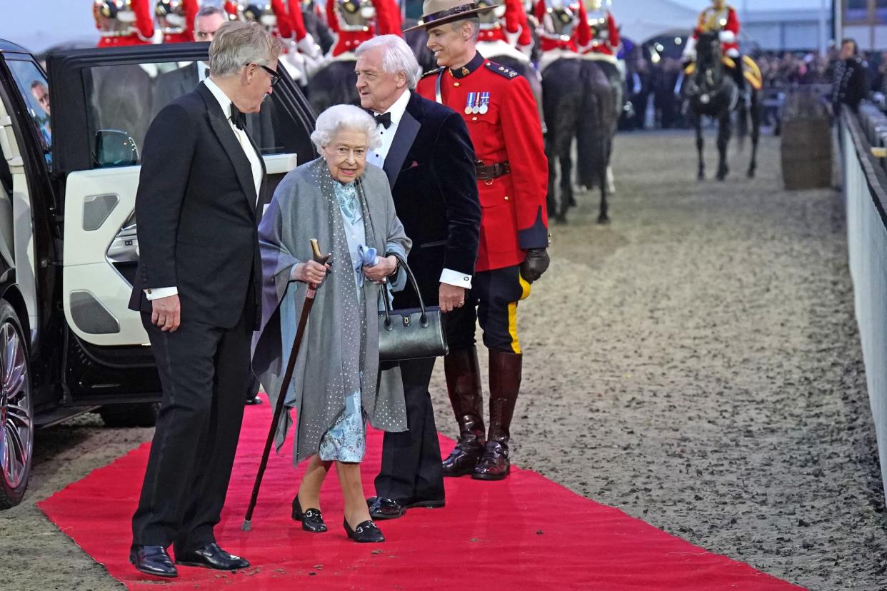 Elizabeth II lors de l'événement 