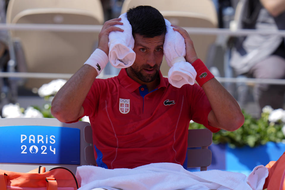 Novak Djokovic beats rival Rafael Nadal 61, 64 at the Paris Olympics