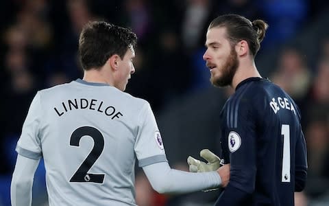 Victor Lindelof and David De Gea - Credit: Reuters