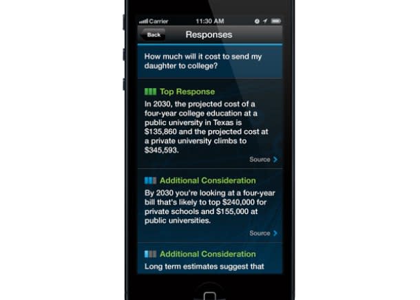 IBM Watson Smartphone Apps
