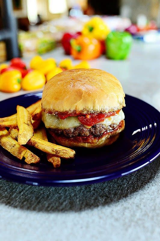 Pepperoni Pizza Burger