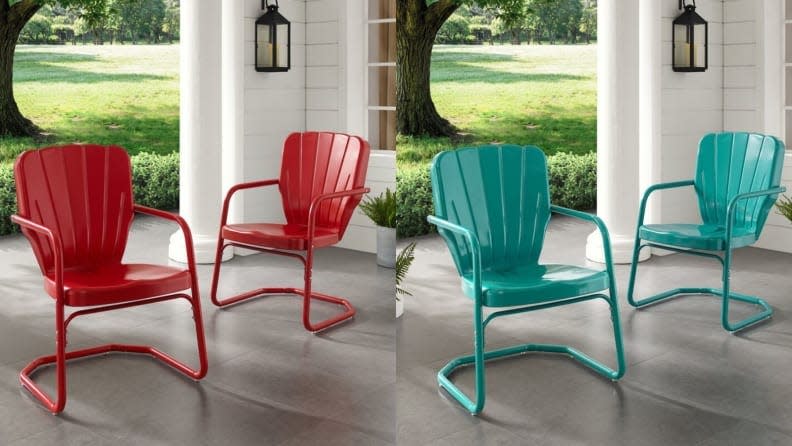 You'll smile every time you look at these cute chairs.