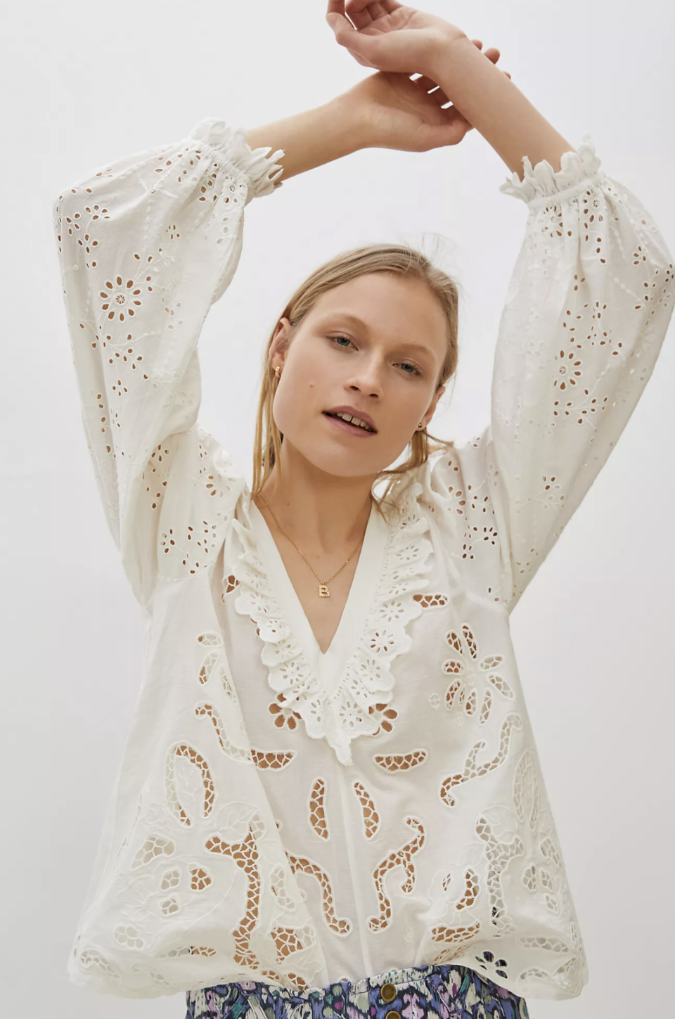 Edwina Eylet Blouse - Anthropologie. 