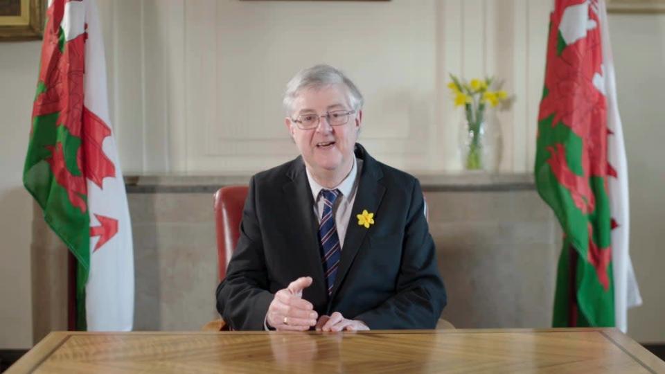 Mark Drakeford has announced changes to Covid rules (Welsh Government/PA) (PA Media)