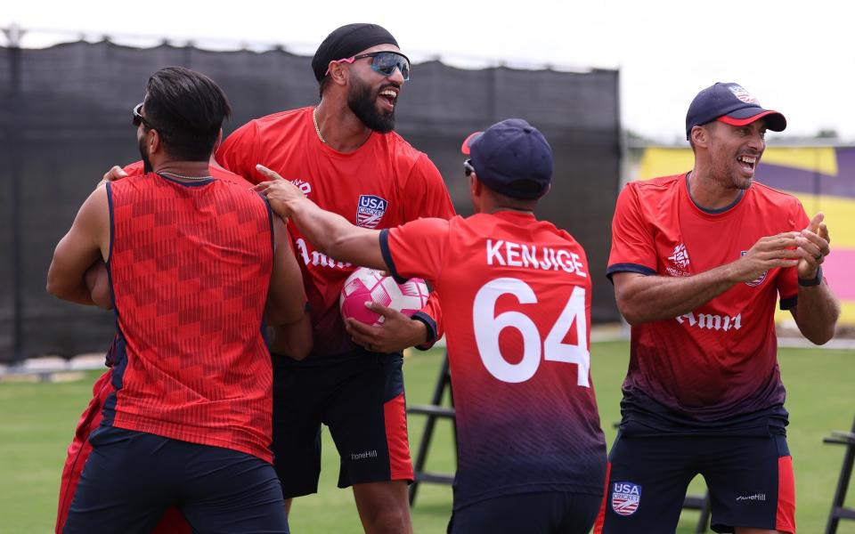 USA's T20 cricket team training in Dallas, Texas