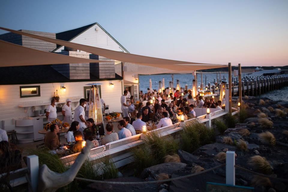 <p>Guests including Annabelle Dexter-Jones, Hassan Pierre, and Hannah Bronfman kicked off the weekend with a sunset dinner at Duryea's in Montauk. </p>