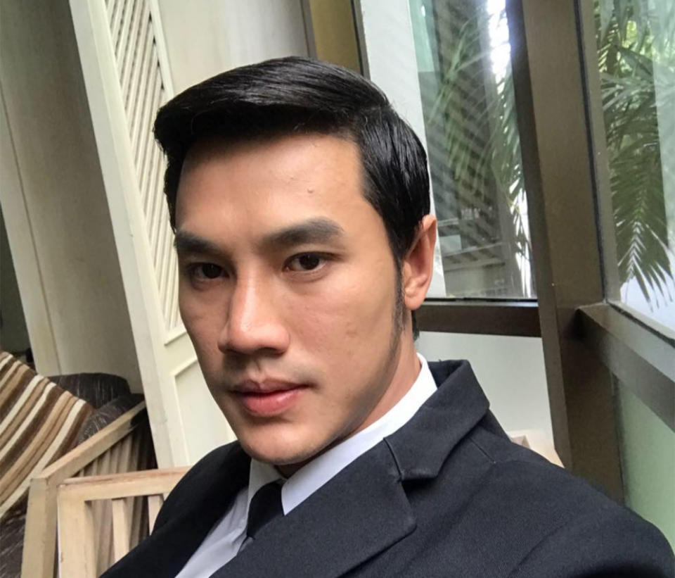 The Thai model was told by Doctors that he would die from leukemia within six months, unless he received a stem cell donation, but his potential donor has backed out of the procedure. Source: Facebook/Pramthat “Pram” Sinkang