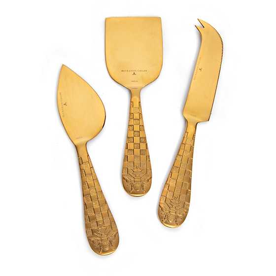 <p><a href="https://go.redirectingat.com?id=74968X1596630&url=https%3A%2F%2Fwww.mackenzie-childs.com%2Fqueen-bee-cheese-knives---set-of-3%2F37481-697.html&sref=https%3A%2F%2Fwww.housebeautiful.com%2Fshopping%2Fbest-stores%2Fg44588375%2Fmackenzie-childs-barn-sale-2023%2F" rel="nofollow noopener" target="_blank" data-ylk="slk:Shop Now;elm:context_link;itc:0;sec:content-canvas" class="link ">Shop Now</a></p><p>Queen Bee Cheese Knives (Set of 3)</p><p>$29.00</p><p>mackenzie-childs.com</p><span class="copyright">MacKenzie-Childs</span>