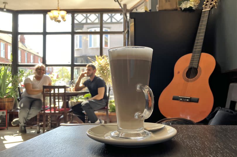 Staff members Plamen (left) and Ivo work at Four Seasons cafe and bistro, one of the many places to eat and drink in Prestatyn