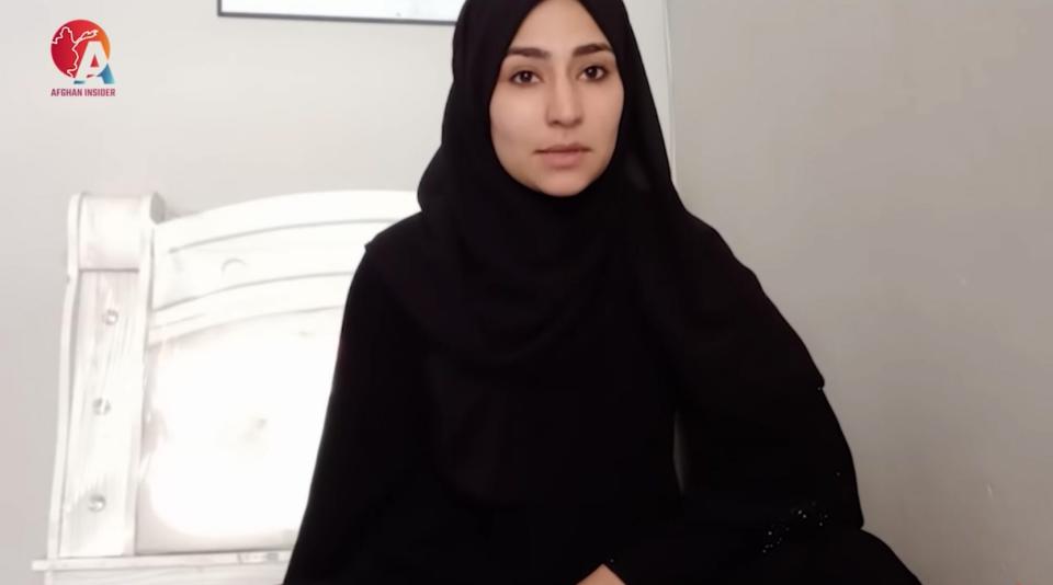 YouTuber Najma Sadeqi