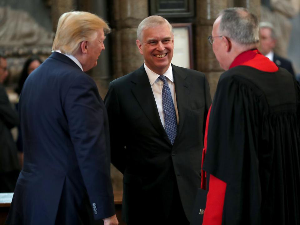 Donald Trump and Prince Andrew: Chris Jackson