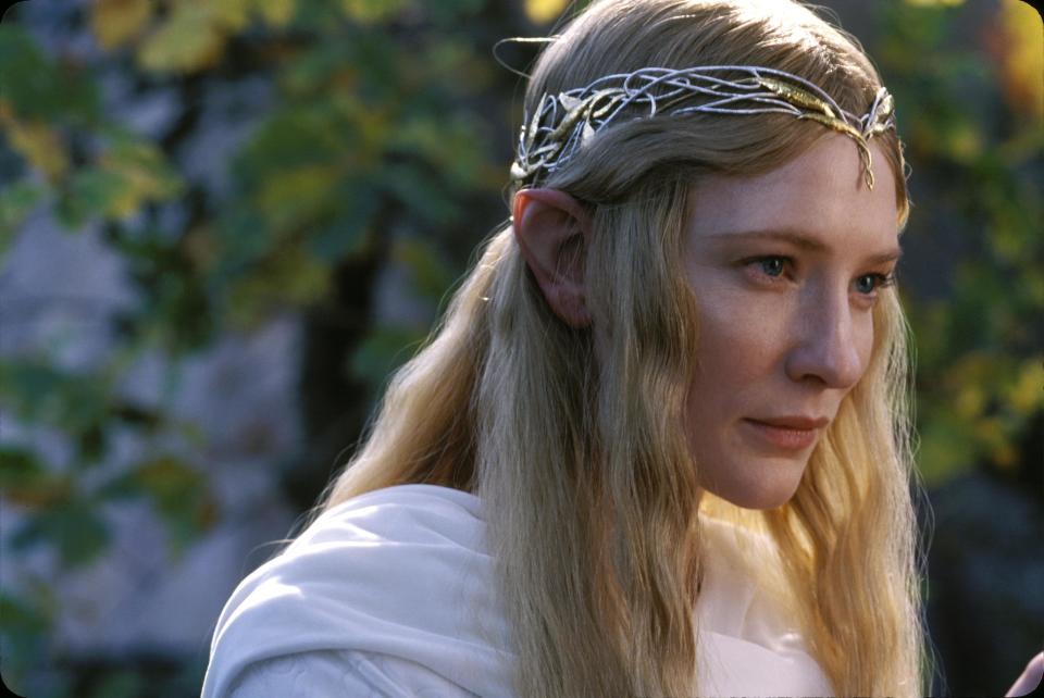 Cate Blanchett as Galadriel in 'The Lord of the Rings: The Fellowship of the Ring'<span class="copyright">New Line Cinema</span>