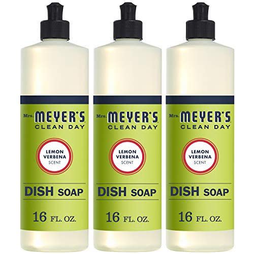 Mrs. Meyer’s Clean Day Liquid Dish Soap, 3-Pack