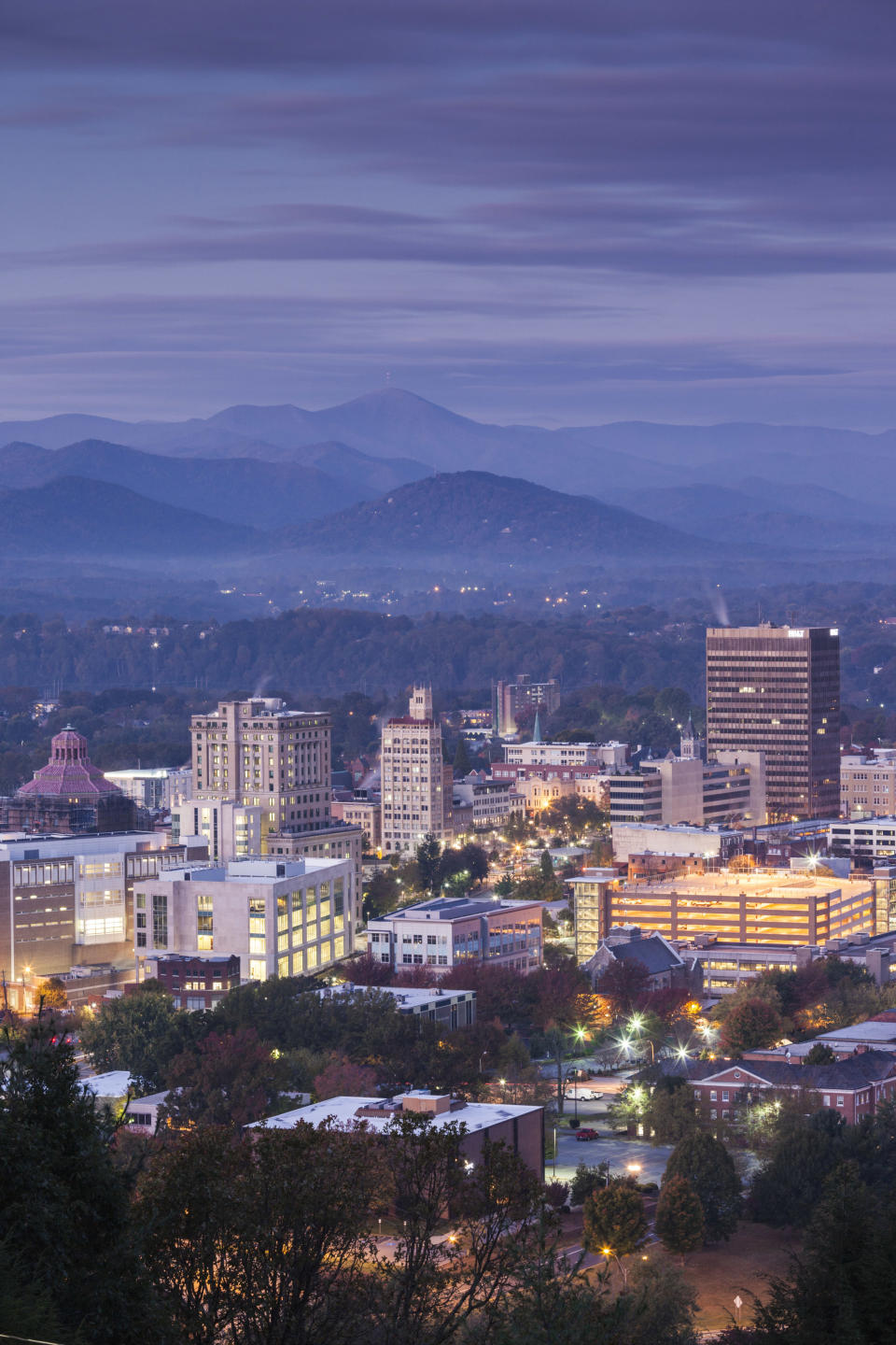 1) Asheville, North Carolina