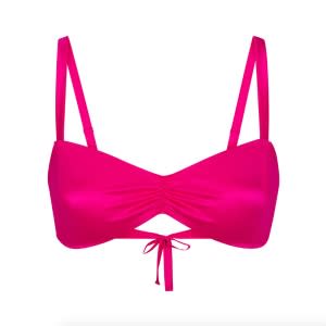 Shine Bow Satin Bralette