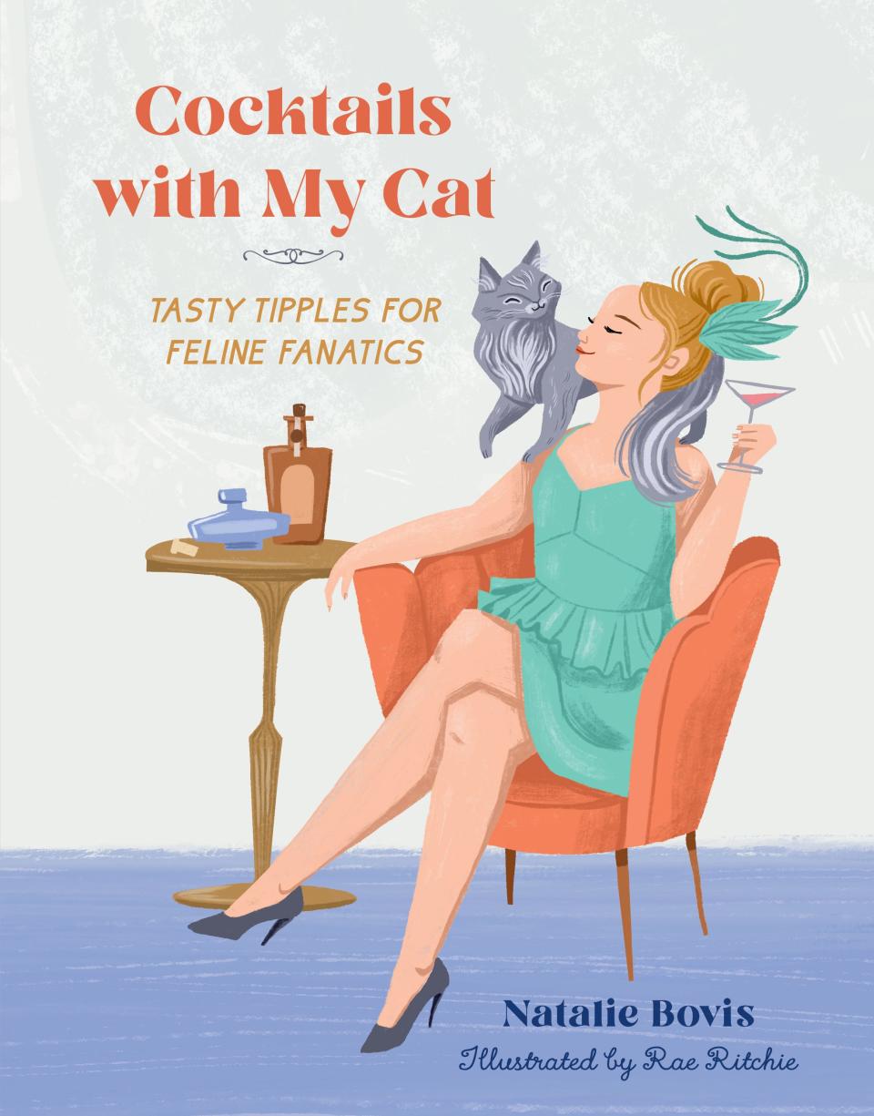 "Cocktails with My Cat" is a new cocktail book from Natalie Bovis, and it's no lightweight.