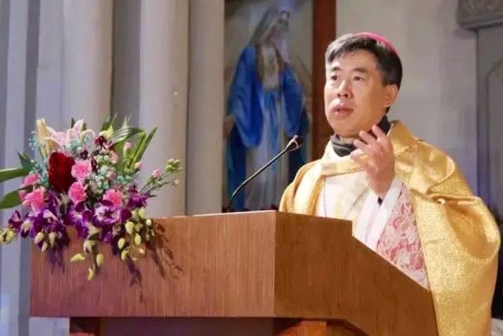 中國任命沈斌擔任上海教區主教。翻攝推特@RichRaho