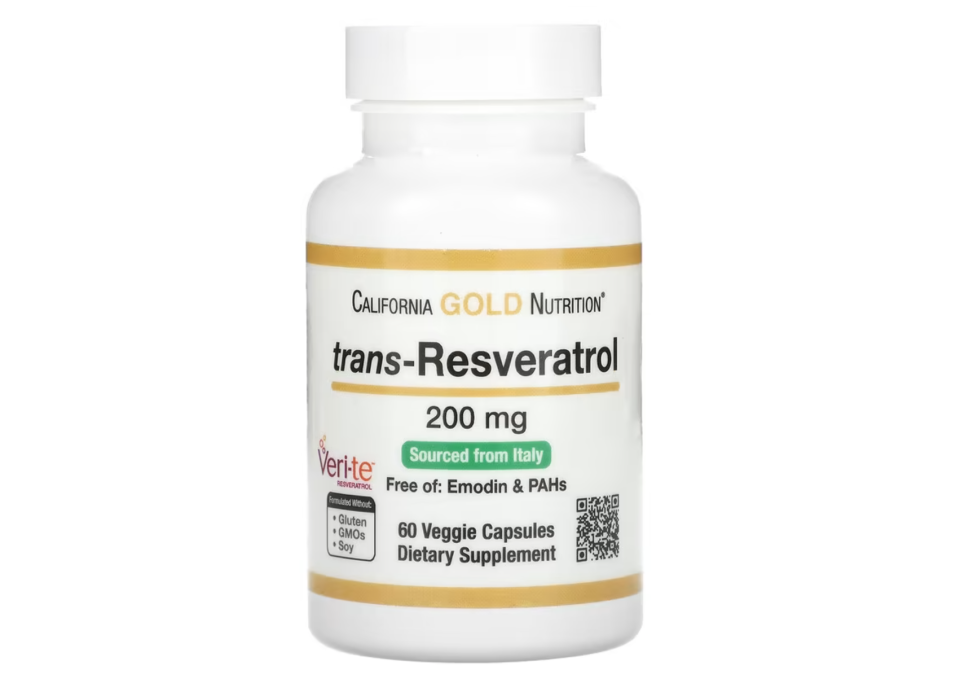 California Gold Nutrition, Trans-Resveratrol. (PHOTO: iHerb)