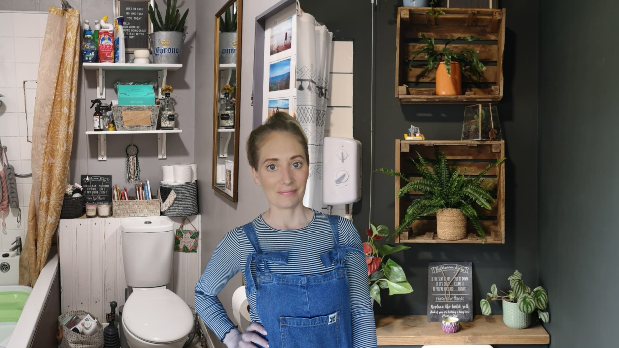 Nat Cresswell has created an Insta-worthy bathroom on a budget. (Latestdeals.co.uk)