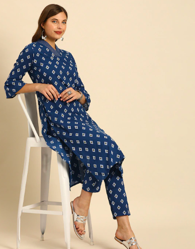 Myntra sale, upto 80% off: Comfy kurta & trouser sets for a WFH attire