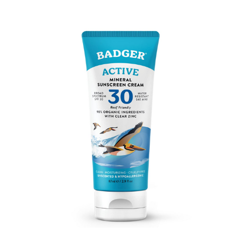 Badger Active Mineral Sunscreen Cream