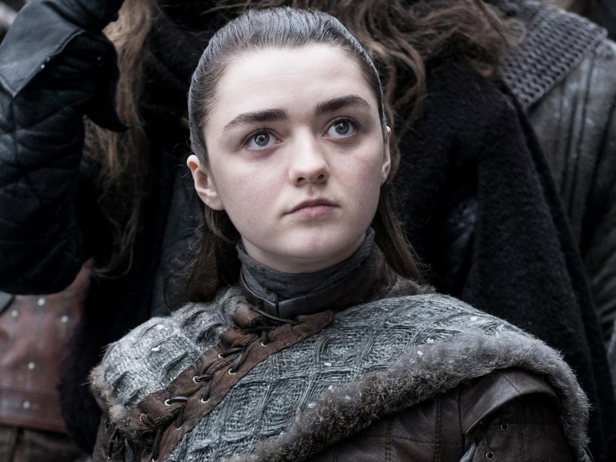 Arya Stark Game of Thrones season 8 Winterfell 