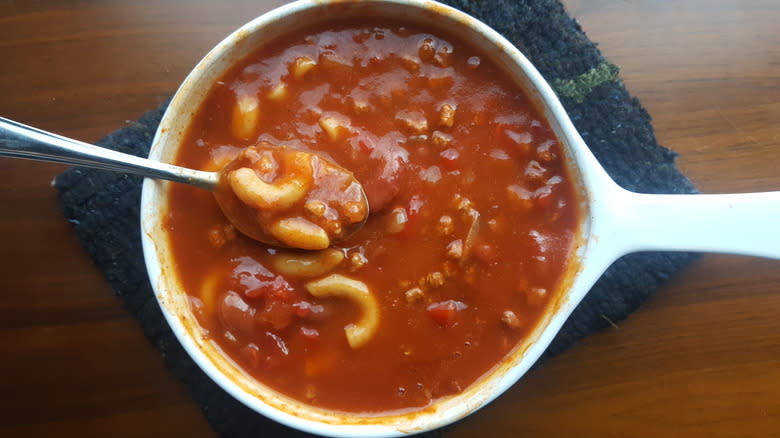 Campbell's chili mac soup