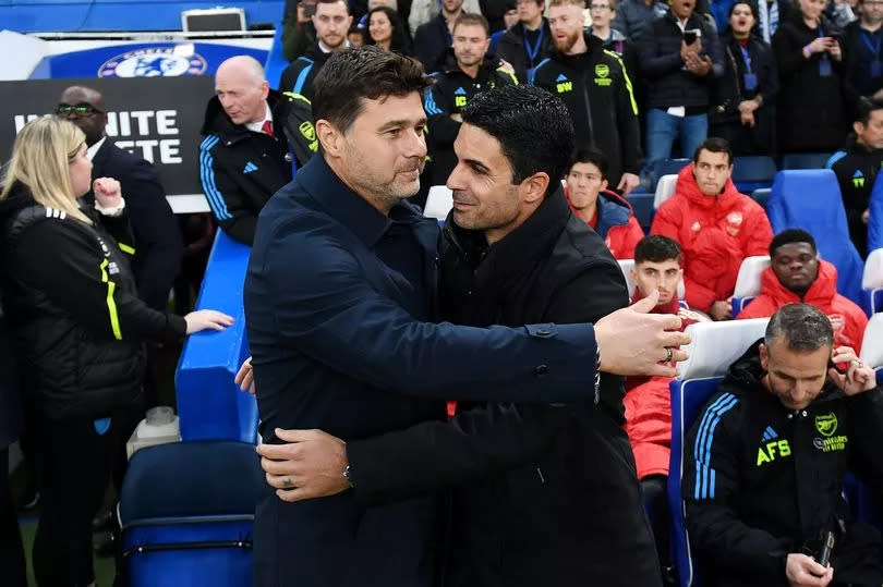 Mauricio Pochettino and Mikel Arteta