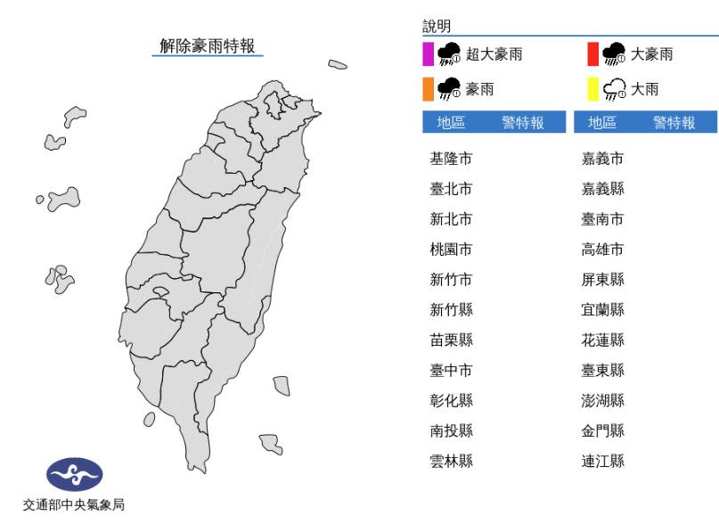 （圖取自中央氣象局網站）