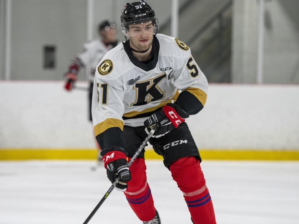 Shane Wright, 18, believes the Montreal Canadiens are trending in the right direction thanks in part to its interim head coach, Martin St. Louis.  (Frank Gunn/The Canadian Press - image credit)