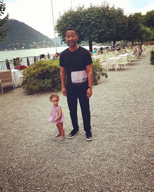 <p>How cute is this? “My babies in lake como,” Chrissy shared. (Photo: <a rel="nofollow noopener" href="https://www.instagram.com/p/BXLRydXFYJH/?hl=en&taken-by=chrissyteigen" target="_blank" data-ylk="slk:Chrissy Teigen via Instagram;elm:context_link;itc:0;sec:content-canvas" class="link ">Chrissy Teigen via Instagram</a>) </p>