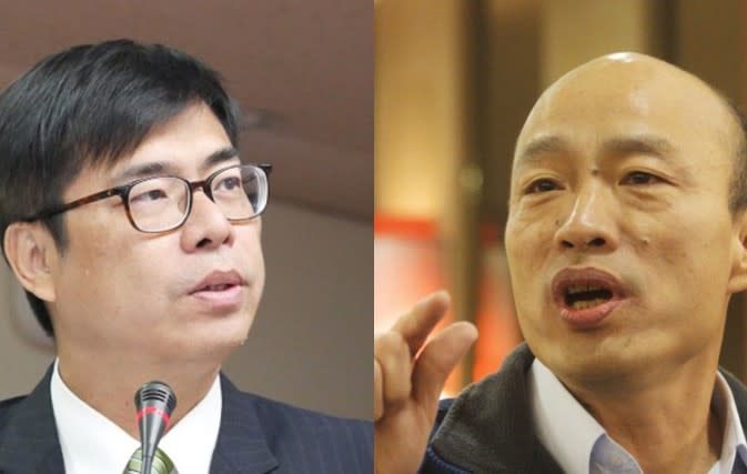 對於是否擔心韓國瑜反悔提出訴訟？陳其邁表示，他相信韓國瑜說的是真的。   圖：未來事件交易所/提供