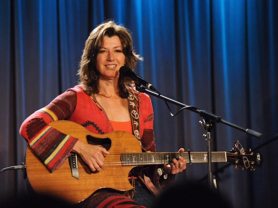 Christian country singer Amy Grant, and wife of Vince Gill, spoke out about her gay fanbase while promoting her latest record "How Mercy Looks From Here" in 2013:  "Even when I was discovering my own sexuality and meeting people that had a different experience, I didn't categorize then, and I don't categorize right now ... When you don't understand something, you can either default to judgment or you can default to compassion."