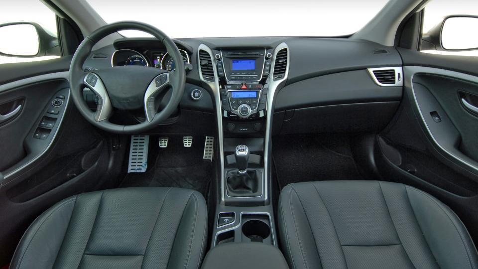 Interior of a modern car.