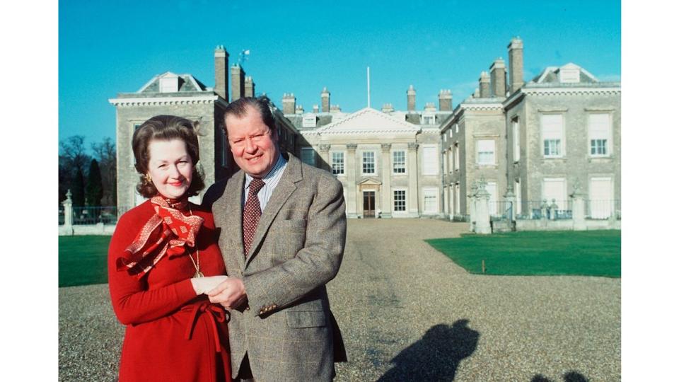 Earl Spencer with his second wife Raine at Althorp House