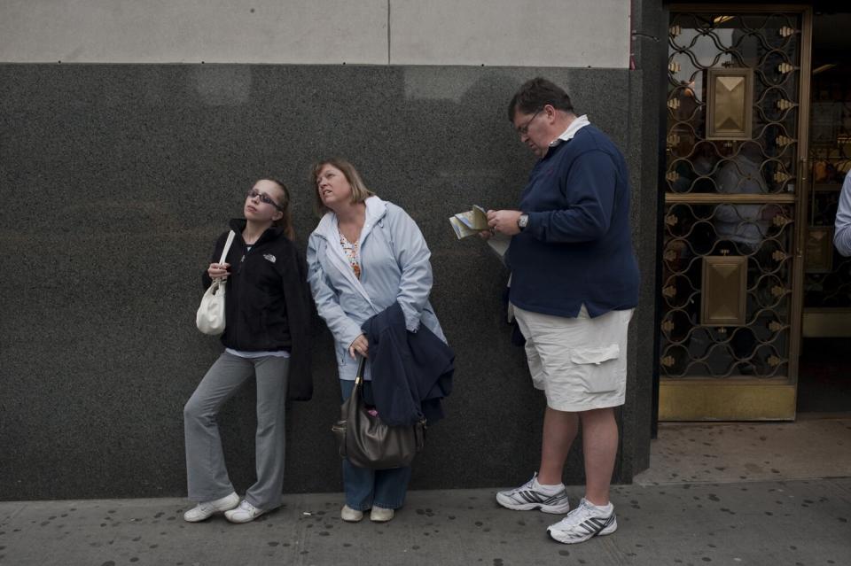 Ground Zero, New York City. May 2, 2011.