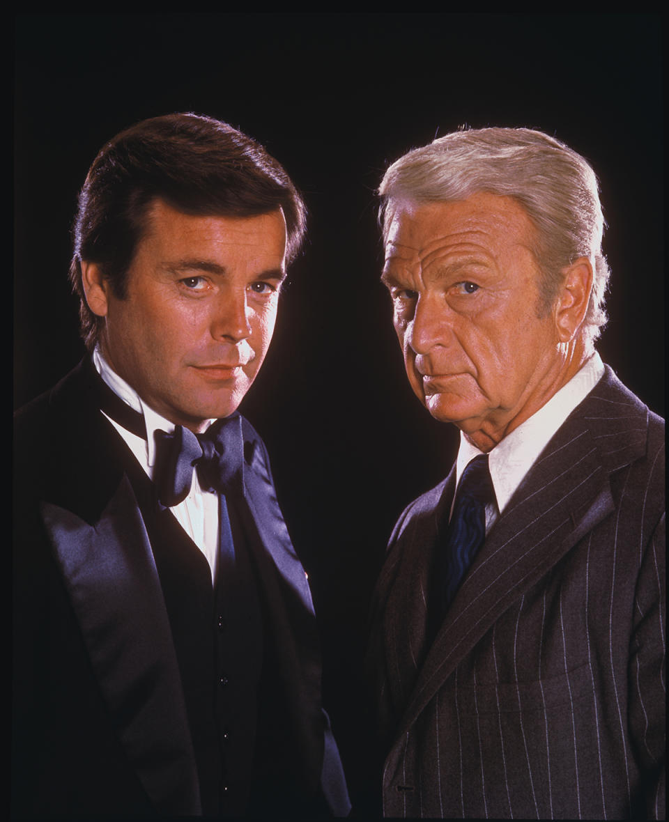 Robert Wagner and Eddie Albert in Switch, 1975