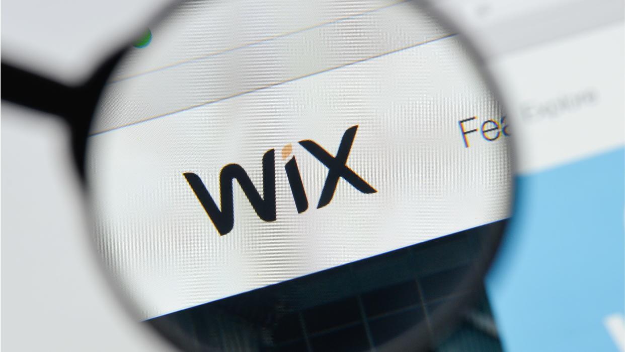  Wix website homepage 