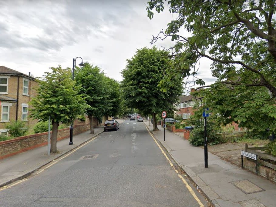 The victim was found injured at a house in Clyde Road (Google)