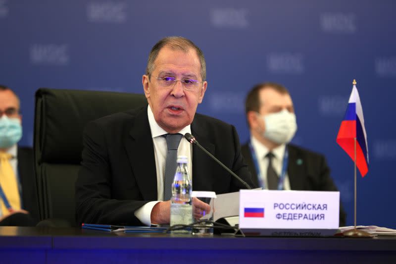 Russia's Foreign Minister Lavrov attends Shanghai Cooperation Organisation meeting in Moscow