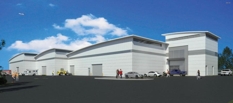 Newest design for Mahwah's proposed DPW building on Micik Lane.