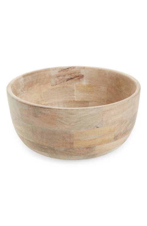 14-Inch Wood Serving Bowl