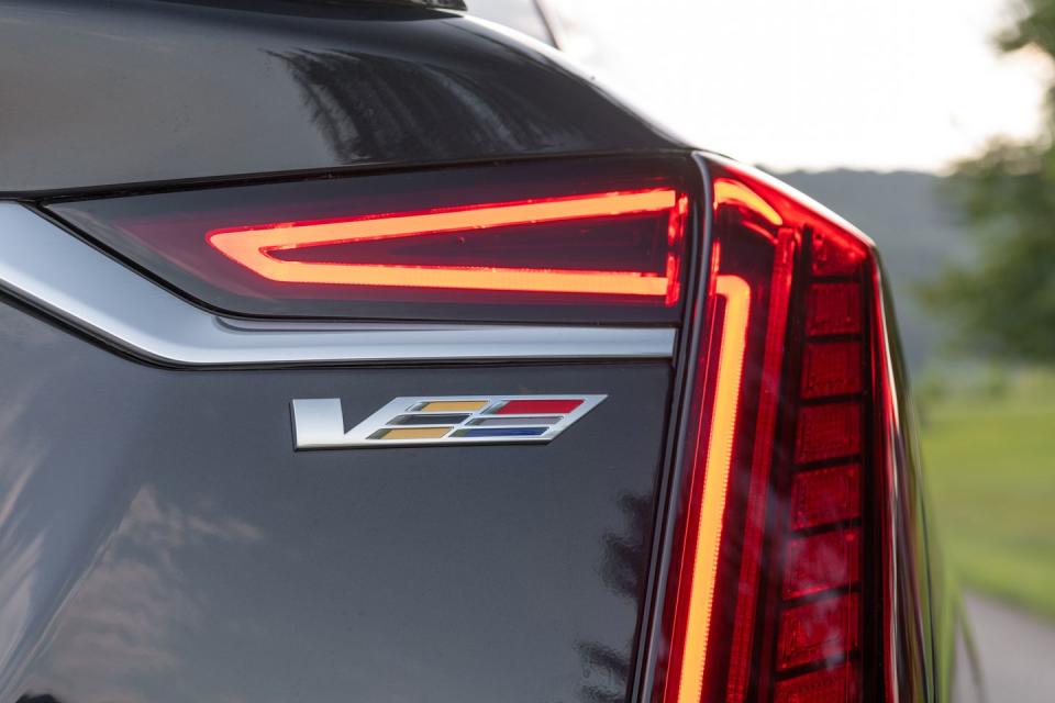 <p>The Blackwing 4.2-liter V-8 makes 550 horsepower and 640 pound-feet of torque in the CT6-V. A lower-output version makes 500 horsepower and 574 pound-feet in the CT6 Platinum. </p>