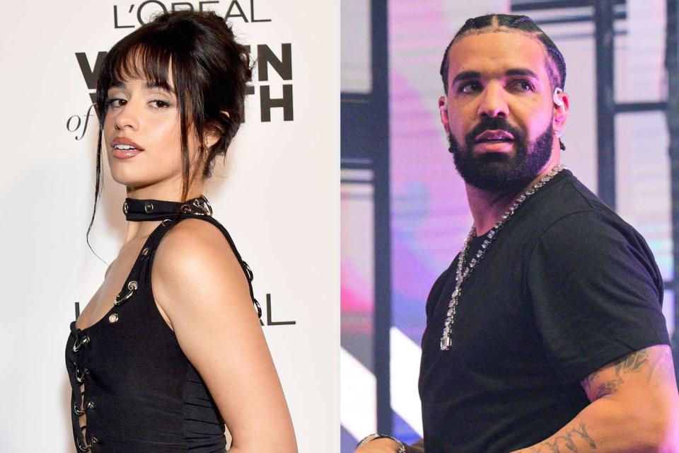 <p>Gregg DeGuire/WireImage; Prince Williams/Wireimage</p> Camila Cabello (left) and Drake (right). 