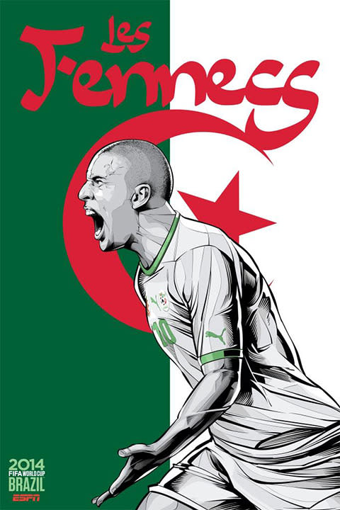 Algeria poster (Cristiano Siqueira for ESPN)